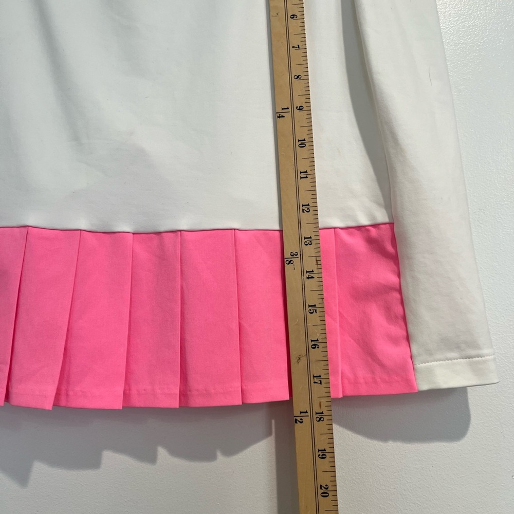Ralph Lauren‎ Polo Golf White and Pink Golf Skirt Sz. L - Picture 8 of 9